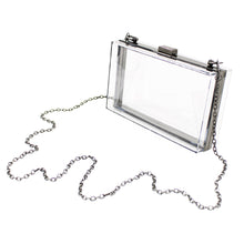 Load image into Gallery viewer, Premium Transparent Clear Acrylic Hard Box Clutch Bag Handbag
