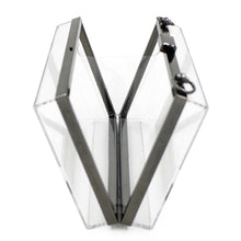 Load image into Gallery viewer, Premium Transparent Clear Acrylic Hard Box Clutch Bag Handbag

