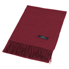 Load image into Gallery viewer, Premium Classic Unisex Solid Plain Cashmere Feel Fringed Scarf Wrap
