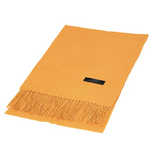 Load image into Gallery viewer, Premium Classic Unisex Solid Plain Cashmere Feel Fringed Scarf Wrap
