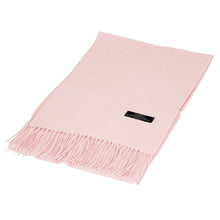 Load image into Gallery viewer, Premium Classic Unisex Solid Plain Cashmere Feel Fringed Scarf Wrap

