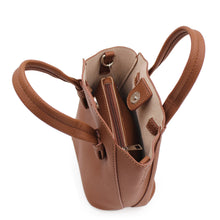 Load image into Gallery viewer, Premium Small Soft Vegan Leather Tote Top Handle Handbag Shoulder Bag Crossbody
