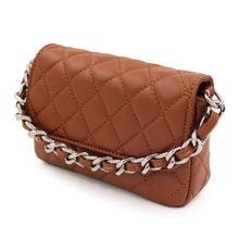 Load image into Gallery viewer, Premium Small Soft Vegan Leather Quilted Shoulder Bag Crossbody Handbag

