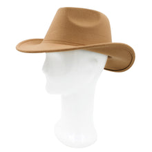 Load image into Gallery viewer, Men Women Classic Solid Color Felt Fedora Panama Cowgirl Cowboy Hat
