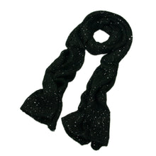 Load image into Gallery viewer, Solid Color Winter Knit Sequin Scarf - Different Colors
