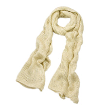 Load image into Gallery viewer, Solid Color Winter Knit Sequin Scarf - Different Colors
