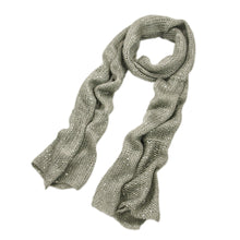 Load image into Gallery viewer, Solid Color Winter Knit Sequin Scarf - Different Colors
