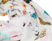 Load image into Gallery viewer, Premium Kitty Cat Print Cotton Blend Scarf Wrap - Different Colors
