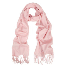 Load image into Gallery viewer, Premium Classic Unisex Solid Plain Cashmere Feel Fringed Scarf Wrap
