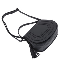 Load image into Gallery viewer, Premium Textured PU Leather Flap Saddle Crossbody Shoulder Bag
