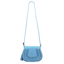 Load image into Gallery viewer, Premium Textured PU Leather Flap Saddle Crossbody Shoulder Bag
