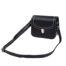 Load image into Gallery viewer, Premium Solid Color Small PU Leather Flap Clutch Crossbody Shoulder Bag
