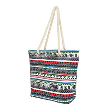Load image into Gallery viewer, Premium Large Tribal Aztec Geometric Bohemian Canvas Tote Shoulder Bag Handbag
