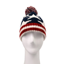 Load image into Gallery viewer, Premium Unisex Warm Knit USA American Flag Style Beanie Hat
