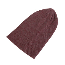 Load image into Gallery viewer, Premium Unisex Long Slouchy Fine Heather Ribbed Knit Beanie Hat Cap
