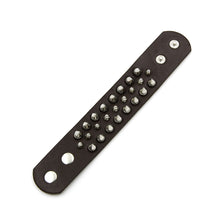 Load image into Gallery viewer, Premium Spike Studded PU Leather Bracelet

