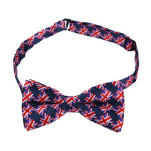 Load image into Gallery viewer, Premium Union Jack British UK Flag Tuxedo Neck Bowtie Bow Tie

