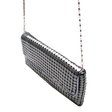 Load image into Gallery viewer, Chic Lightweight Metal Mesh Flap Clutch Evening Bag

