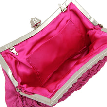 Load image into Gallery viewer, Elegant Braided Pleated Glitter Rhinestone Clutch Evening Bag
