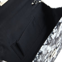 Load image into Gallery viewer, Elegant PU Leather Floral Turnlock Flap Clutch Bag Handbag
