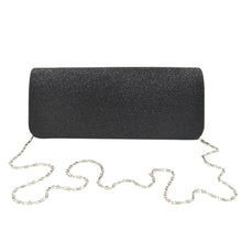Load image into Gallery viewer, Premium Large Metallic Glitter Flap Clutch Evening Bag Handbag - Diff Colors
