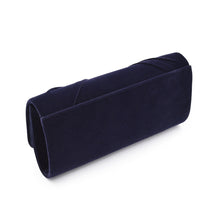 Load image into Gallery viewer, Elegant Rhinestone Bow Front Velvet Clutch Evening Bag Handbag -Diff Colors
