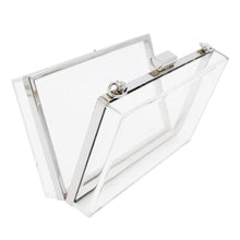 Load image into Gallery viewer, Premium Transparent Clear Acrylic Hard Box Clutch Bag Handbag
