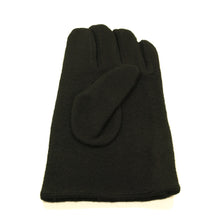 Load image into Gallery viewer, Classic Men&#39;s Solid Black Wool Gloves
