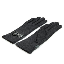 Load image into Gallery viewer, Elegant Women&#39;s Winter Thermal Gloves with Bow

