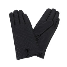 Load image into Gallery viewer, Elegant Women&#39;s Quilted Solid Winter Thermal Soft Leather Gloves
