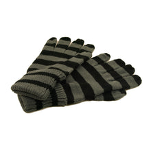 Load image into Gallery viewer, Soft Knit Women&#39;s Striped Gloves
