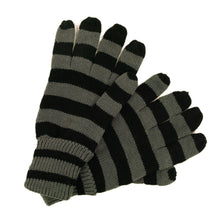 Load image into Gallery viewer, Soft Knit Women&#39;s Striped Gloves
