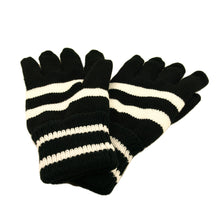 Load image into Gallery viewer, Soft Knit Men&#39;s Striped Winter Insulated Gloves - Different Colors Available
