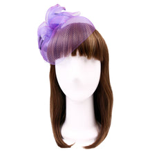 Load image into Gallery viewer, Elegant 2-Way Flower Veil &amp; Feather Fascinator with Clip &amp; Headband -Diff Colors
