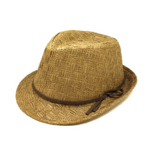 Load image into Gallery viewer, Young Adult Teen&#39;s (6-12) Fedora Straw Hat
