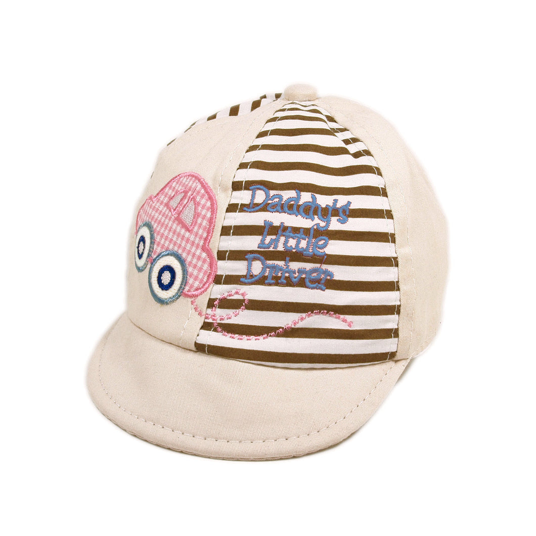 Infant Toddler Unisex Baby's Daddy's Little Driver Cotton Canvas Cap Hat