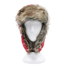 Load image into Gallery viewer, Warm Winter Reinedeer Faux Fur Trapper Ski Snowboard Hunter Hat, 3 Colors

