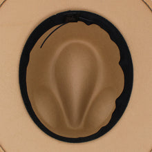 Load image into Gallery viewer, Premium 3&quot; Wide Brim Solid Color Felt Fedora Panama Hat
