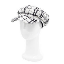 Load image into Gallery viewer, Women&#39;s Classic Retro Plaid Newsboy Cap Visor Gatsby Cabbie Hat
