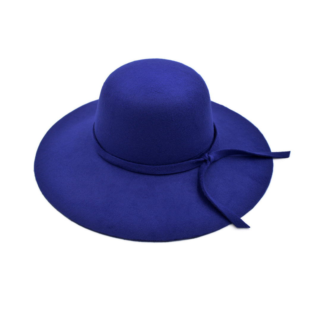 Women's Premium Felt Wide Brim Floppy Hat - Different Colors