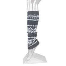 Load image into Gallery viewer, Trendsblue Women&#39;s Soft Snowflake Knit Leg Warmers
