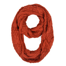 Load image into Gallery viewer, TrendsBlue Premium Winter Thick Infinity Twist Cable Knit Scarf
