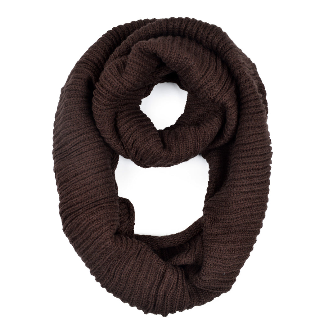 TrendsBlue Premium Winter Knit Warm Infinity Scarf