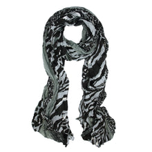 Load image into Gallery viewer, Multi Color Leopard &amp; Zebra Mix Print Tribal Style Scarf - Different Colors Available
