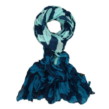 Load image into Gallery viewer, Premium Two Tone Wave Scarf

