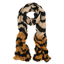 Load image into Gallery viewer, Premium Two Tone Wave Scarf
