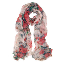 Load image into Gallery viewer, Premium Soft Viscose Flower Print Scarf
