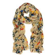 Load image into Gallery viewer, TrendsBlue Elegant Birds &amp; Butterflies Print Fashion Scarf

