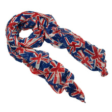 Load image into Gallery viewer, TrendsBlue UK British Flag Small Print Fashion Scarf
