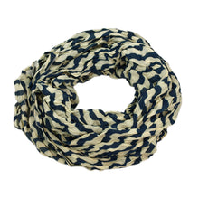 Load image into Gallery viewer, Premium Lightweight Long Crinkle Stripe Scarf
